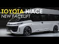 Toyota hiace new facelift concept car ai design