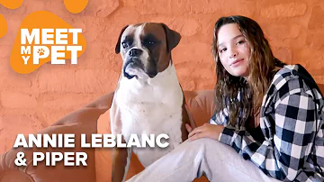 Annie LeBlanc & Piper | MEET MY PET 🐾