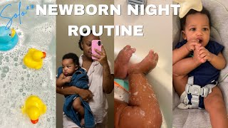 REALISTIC NEWBORN NIGHT TIME ROUTINE FT. WUUK BABY SMART SOCK| EBF, SOLO NIGHT 🌙🦕👶🏽 screenshot 3