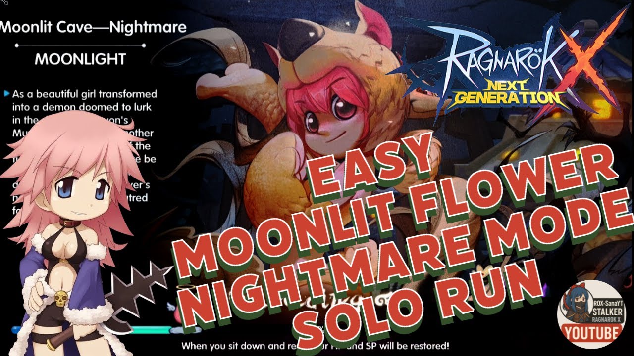 ROX GLOBAL - MOONLIT CAVE NIGHTMARE MODE GUIDE - YouTube