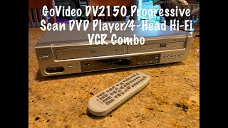 GoVideo DV2150 Progressive Scan DVD Player/4-Head Hi-Fi VCR Combo