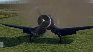 How to land the F4U Corsair in Xplane 11