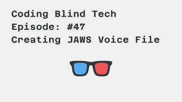 Episode #47: How to Create voice Profile in JAWS 2020 Screen Reader