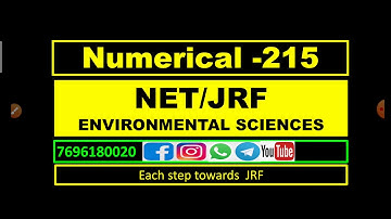 UGC NET JRF ENVIRONMENTAL SCIENCE| envirocademy