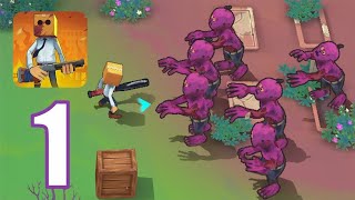 Box Head: Zombies Must Die! | Gameplay 1 | Stage 1-2 screenshot 4