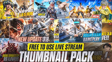 Free To Use Bgmi/Pubg 3.8 Update Thumbnail Pack | 3.8 update Live Stream Thumbnail | Frexxi Gaming