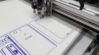 DIY CNC flatbed tangential plotter cutter