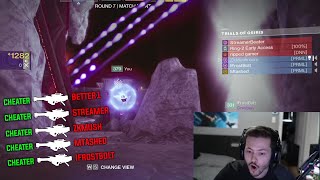 I have never seen Cheaters like that in destiny 2.. they're Evolving (Infinite Rockets)