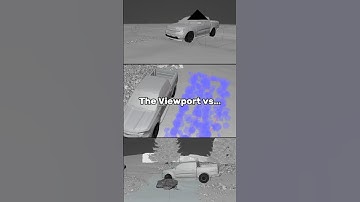 Viewport vs Render #blender #b3d #render #viewport #CGI #3DArt #3DAnimation #Breakdown #vfx #cars