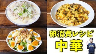 【卵消費レシピ】おかずにもおつまみにも！卵を使った簡単中華料理【kattyanneru】