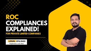 ROC Compliances for Private Ltd Company I Compliances after Incorporation of Company