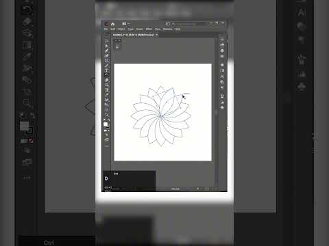Tutorial Adobe Illustrator - Membuat Lotus Flower Logo #tutorial #adobeillustrator #logo