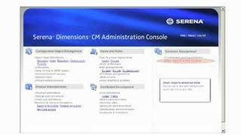 Dimlet #2 Registering Serena Dimensions Report