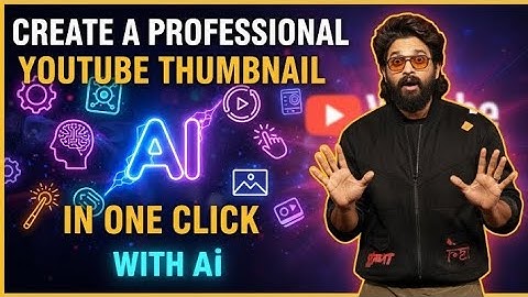 AI দিয়ে এক ক্লিকে YouTube Thumbnail বানান | Free AI Thumbnail Generator Bangla | Earning Zone