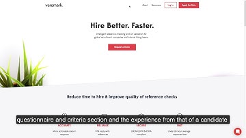 Reduce time to hire & improve quality of reference checks