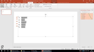 How To Animate One Line At A Time in PowerPoint