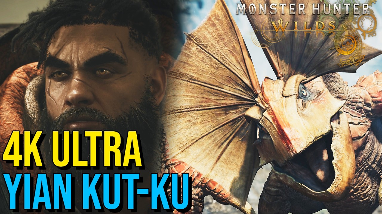 YIAN KUT-KU Boss Fight - Monster Hunter Wilds (Hammer, 4K, ULTRA) - No Commentary