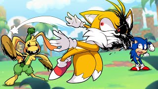 Bunzo Bunny's Venom Corrupts Everyone - Fnf X Tails.exe Animation