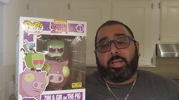 Funko POP! Hot Topic Exclusive Zim & GIR On The Pig Review!