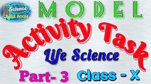 West Bengal Board Model Activity Task Life Science Class X, Part 3.
