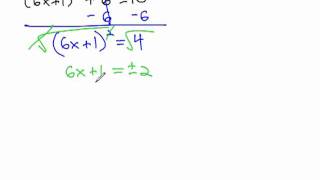 Even/Odd Root Property with Isolating the Exponent First