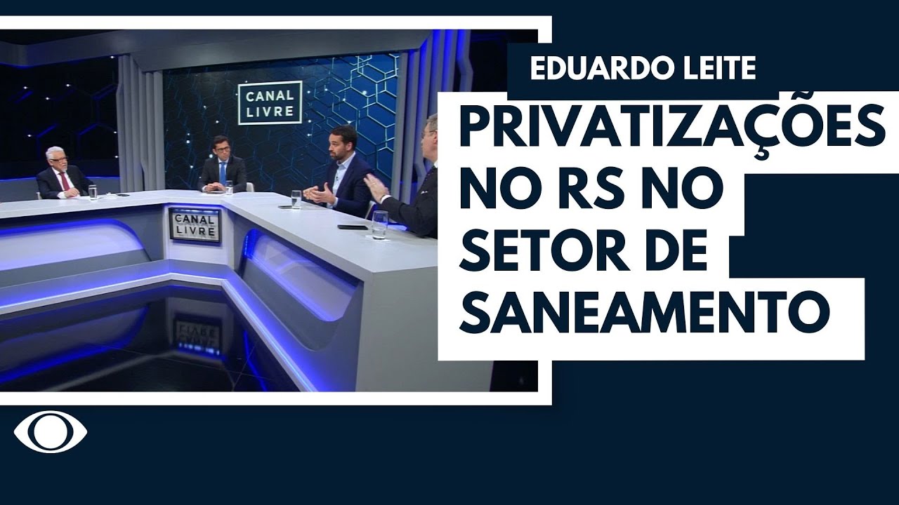 Eduardo Leite falou sobre as privatizações no RS