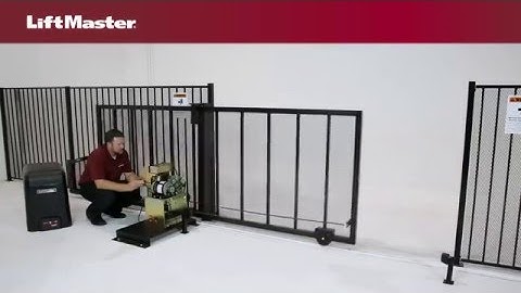 LiftMaster - How to Set Gate Limits and Force on a SL3000