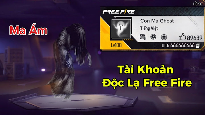 Review Tài Khoản Ma Ám Độc Lạ Nhất Trong Free Fire | VietTigerVQC