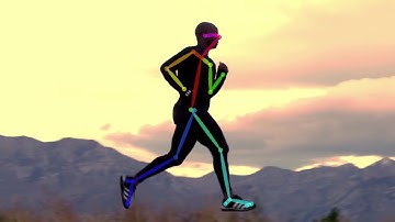 Running with OpenPose Estimated Skeleton | Side View Running | Deep Learning