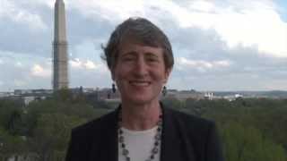 Secretary of the Interior Sally Jewell addresses Interior Employees