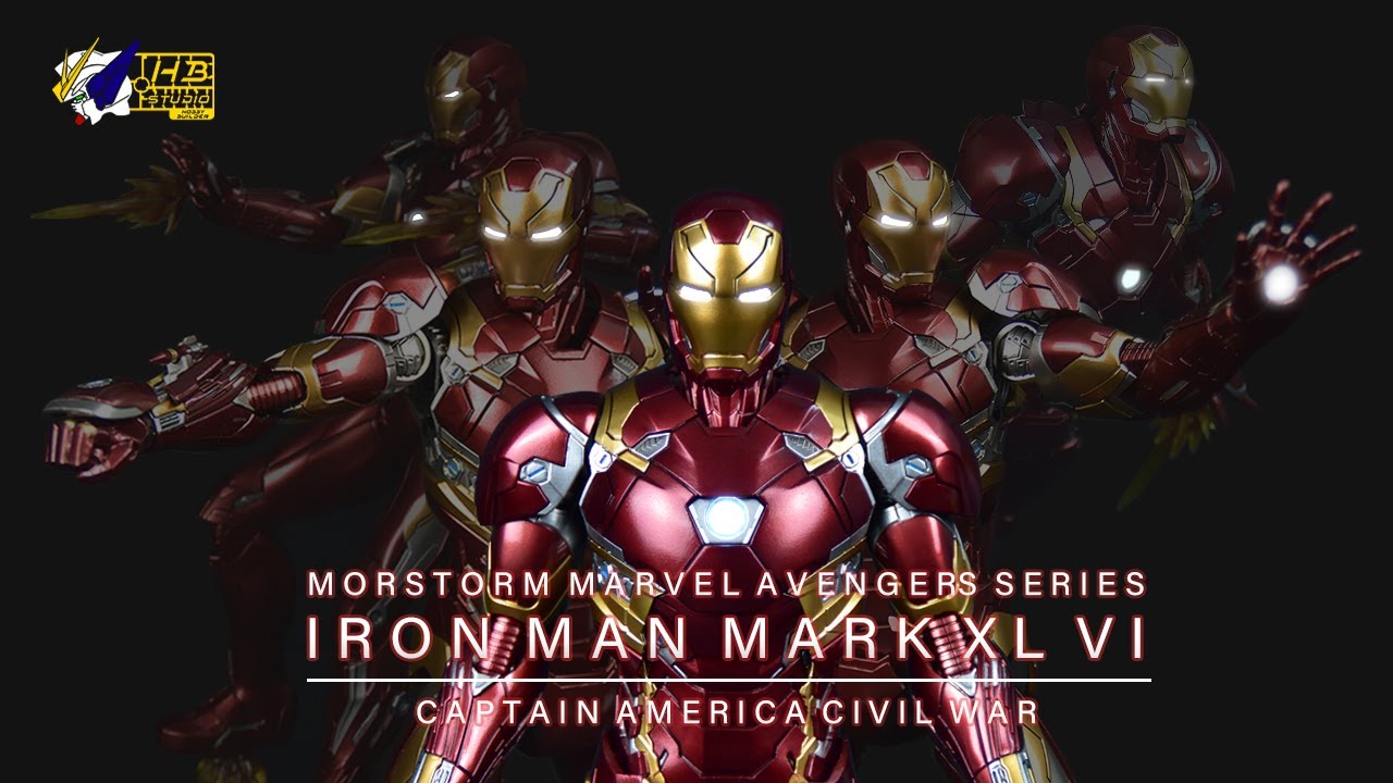 IronMan Mark 46 Bust Model Kit Speed Build