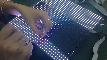 Cách thay thế modul p5, p6, p7 62, p8, p10 SMD led