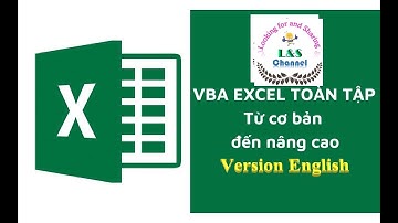 Excel VBA Programming - The Complete Guide | 1. Getting Started |L&S Channel