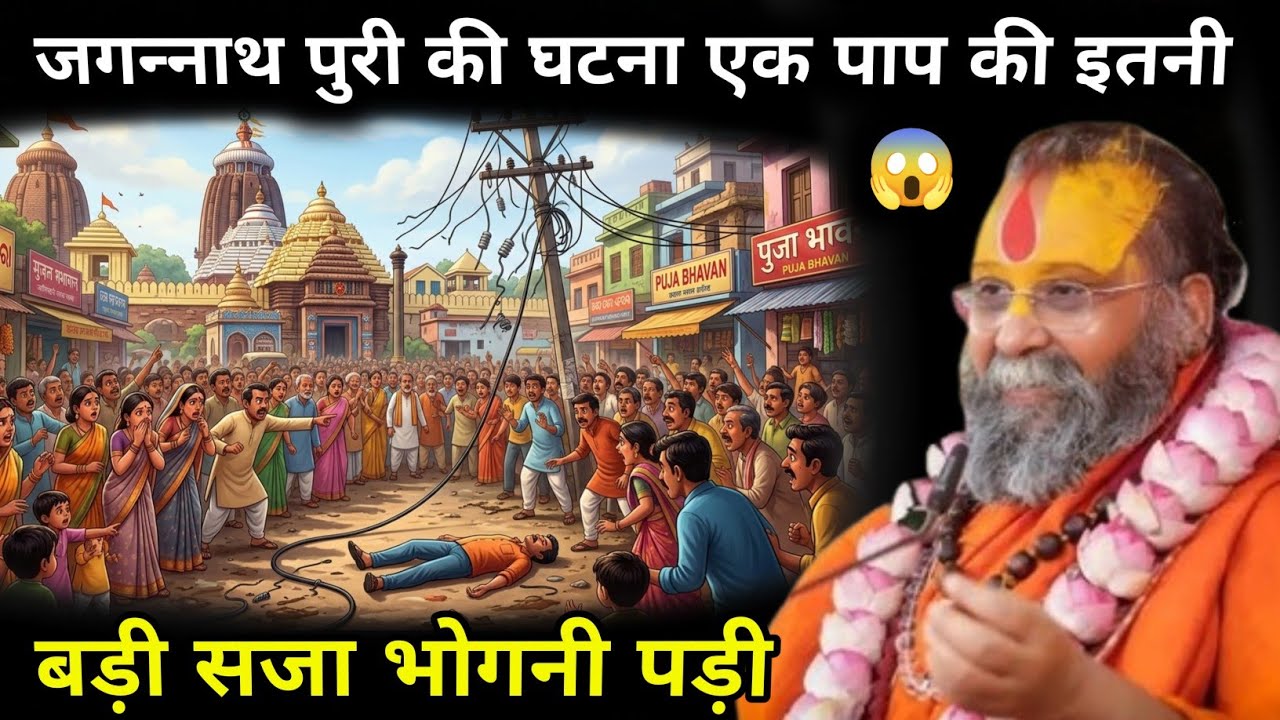 जगन्नाथ पुरी की घटना एक पापी के साथ घटी 😱| Rajendra Das Ji Bhagwat Katha | #rajendradasjimaharaj 