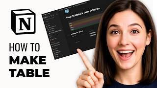How To Make A Table In Notion