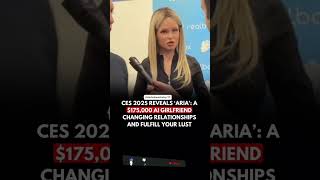 "ARIA" an AI Robot girlfriend was introduced at the 2025 Consumer Electronics Show (CES)in Las Vegas