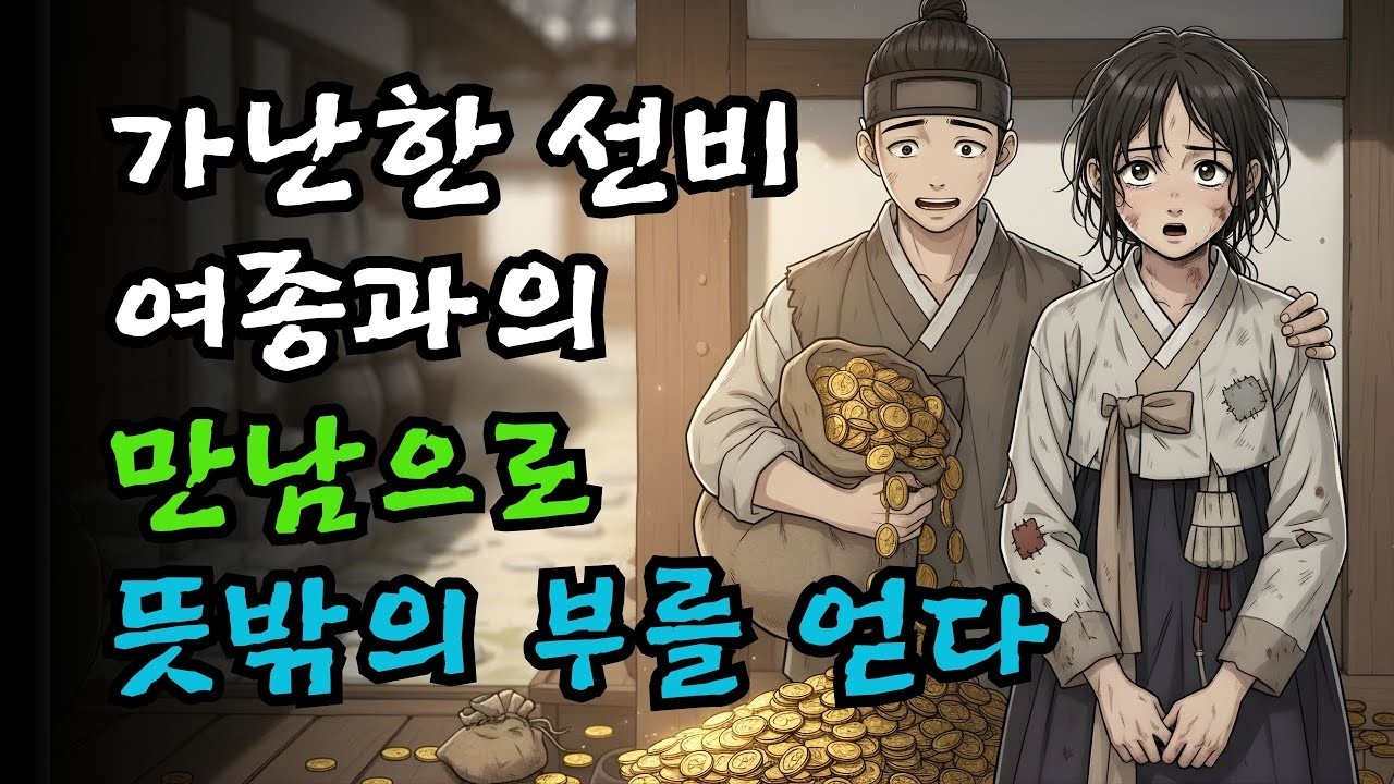 가난한 선비, 여종을 만난 순간 뜻밖의 부가 찾아오다 | 야담,민담,신화 ,전설,조선시대이야기,옛이야기