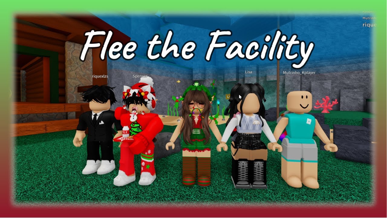 Roblox - A MALU É A FERA DA MARRETA (Flee The Facility), Malu Games