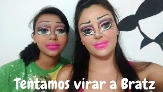 Tentamos imitar a boneca Bratz , mas deu tudo errado 😂😂