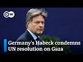 German vice-chancellor underscores country&#39;s commitment to Israel | DW News
