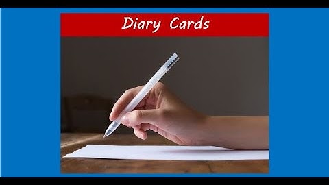 DBT - Diary Cards