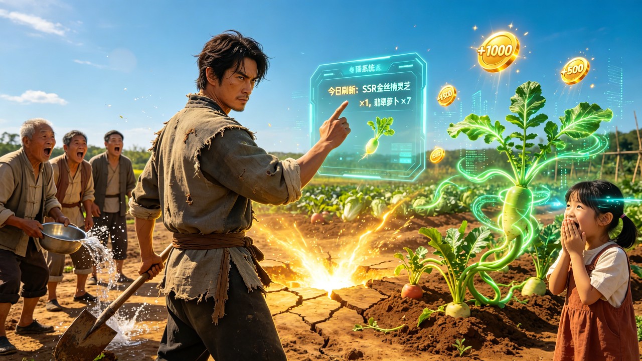 Dad finds magic land that grows veggies overnight? His farm goes viral! ๐
๐