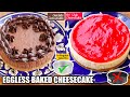 Easiest Eggless Baked Cheese Cake I Café Style &amp; Chocolate Flavor Cheesecake in OTG | No Special Tin