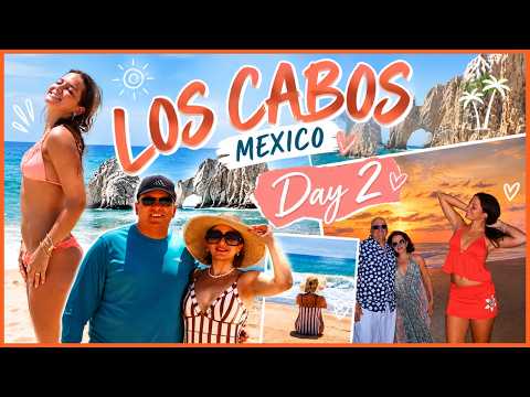 DAY 2 IN LOS CABOS , MEXICO 🇲🇽 Beach Day , Family Time & The Most Beautiful Sunset 🌅 | VLOG#2322