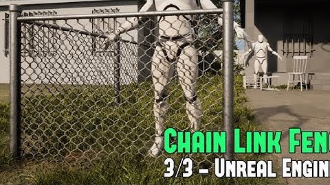 Unreal Engine 5 import simple chain link fencing 🤺 || game designer