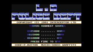 Commodore 64: LA Police Dept game ending by Interceptor