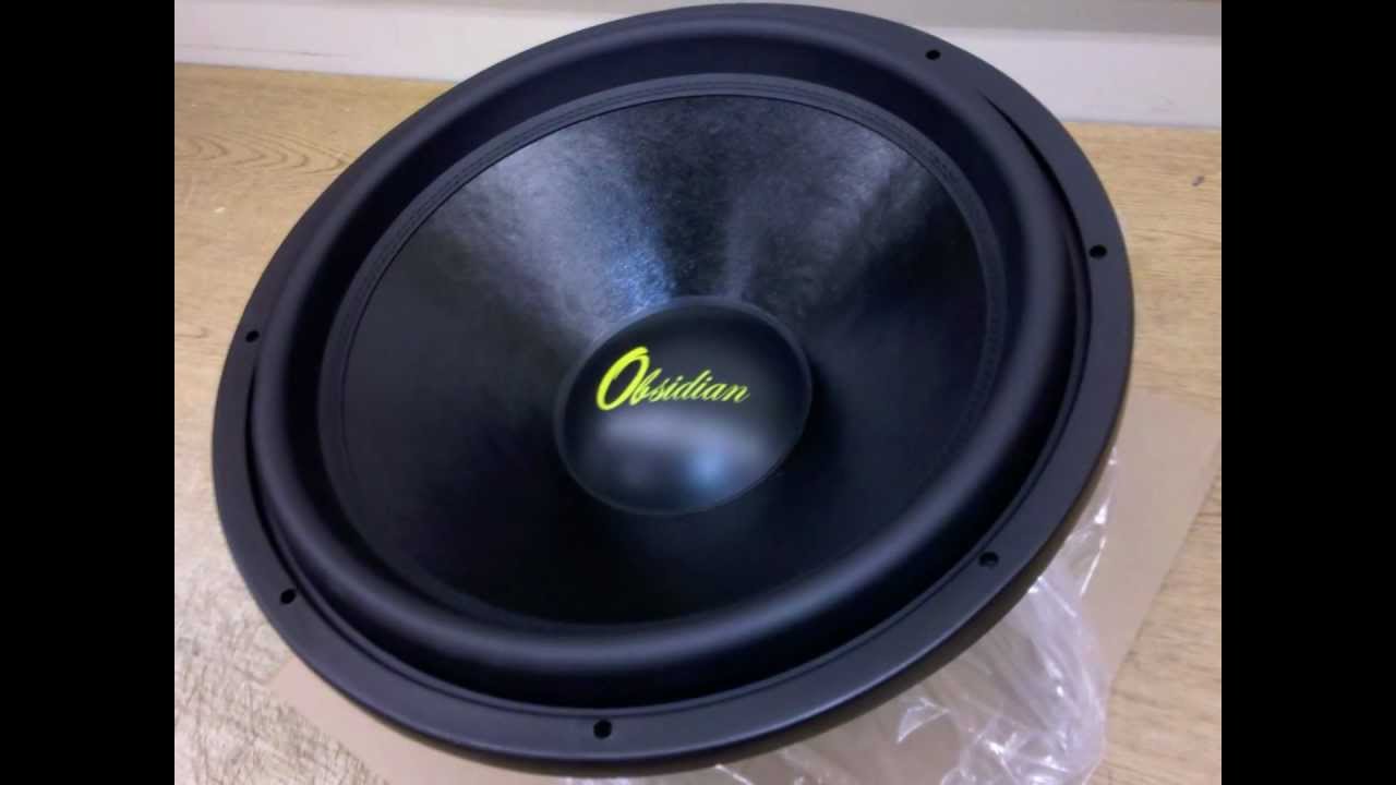 obsidian 18 inch subwoofer