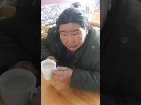 Бурятское кафе 'Батушка" в Нантуне, Внутренняя Монголия, Китай