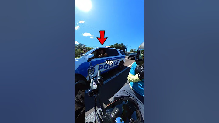 Nice Officer Helps Biker Get Through An Intersection! 😨