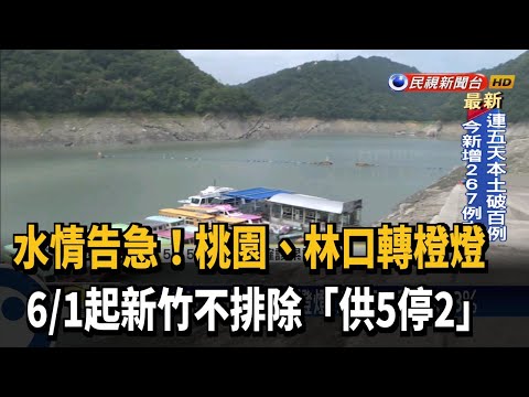 水情告急! 桃園.林口轉橙燈 6/1新竹恐供5停2－民視新聞